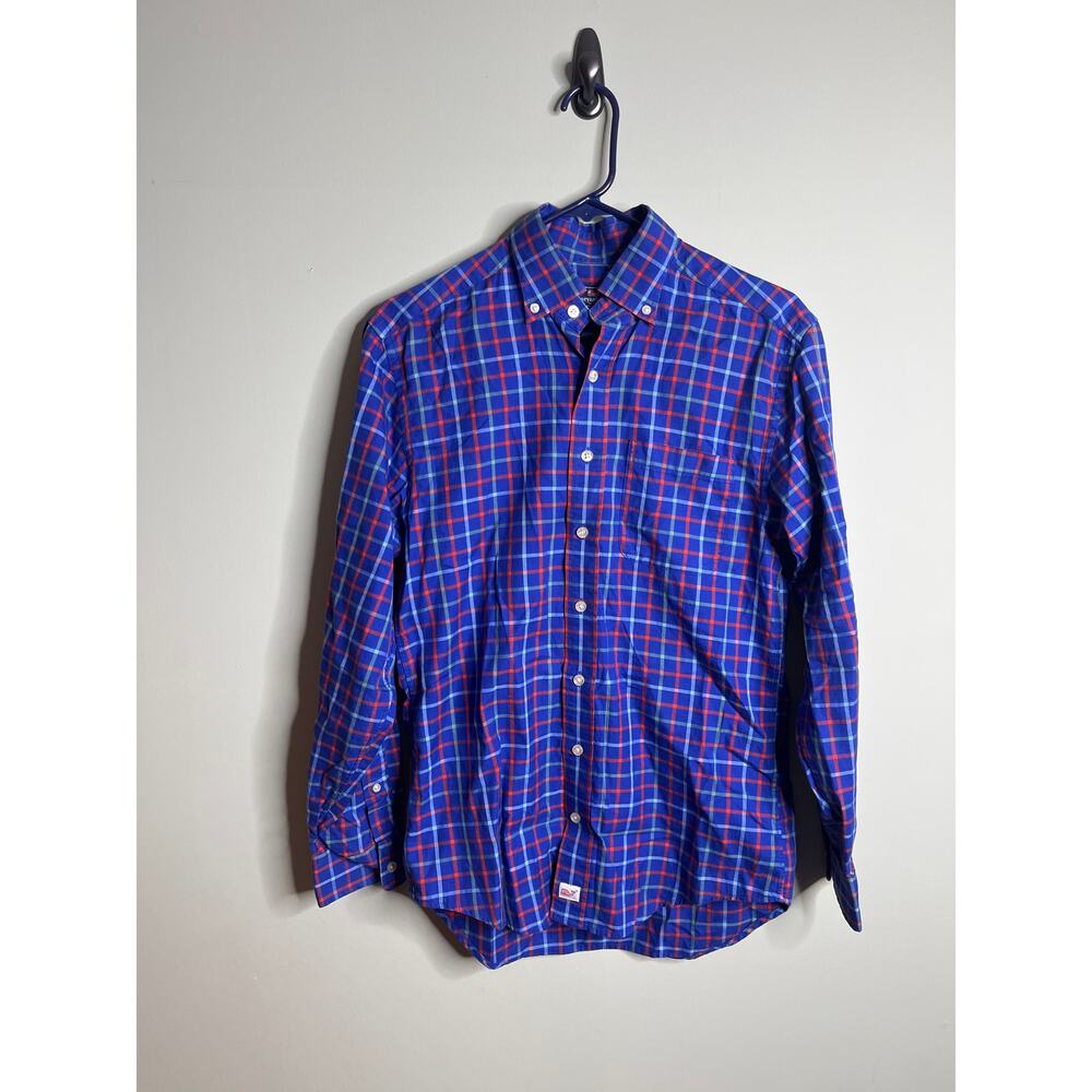 Vineyard Vines Murray Cotton Plaid Long Sleeve Button Up XS